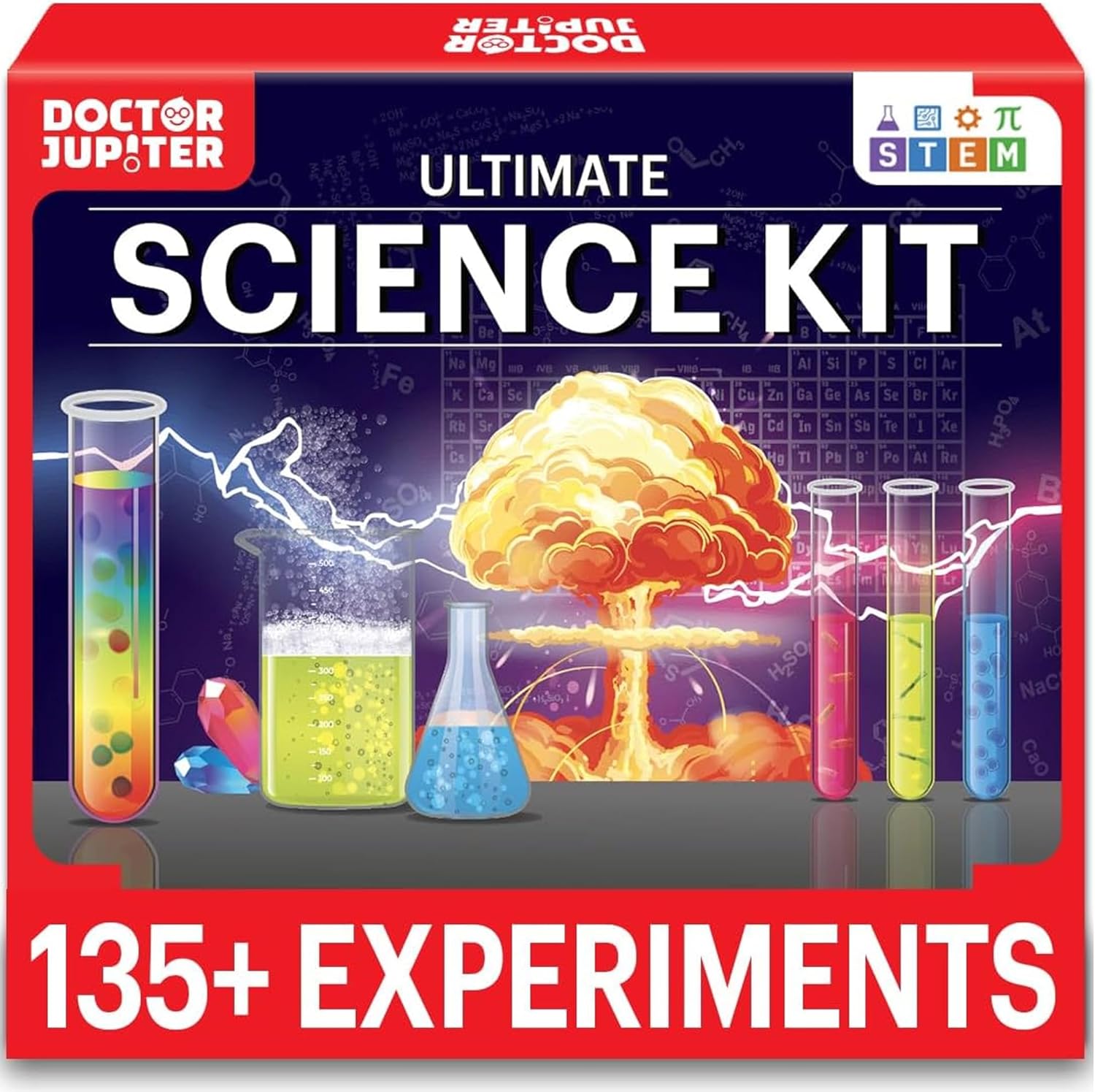 My First Science Kit for Kids Ages 4-5-6-7-8| Birthday Gift Ideas for 4-8-12 Year Old Boys & Girls| Toy Stem Kit with 100+ Experiments| Learning & Educational, Preschool Activities
